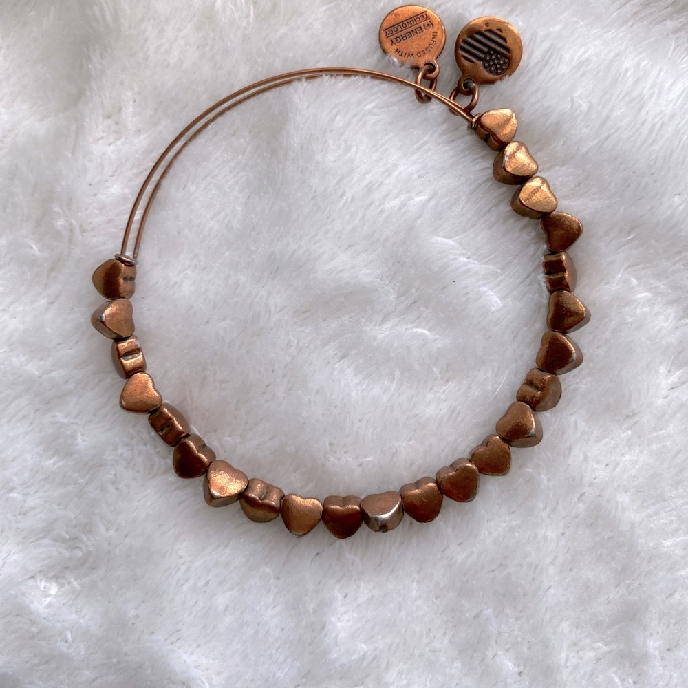 Alex and Ani Gold Heart bracelet